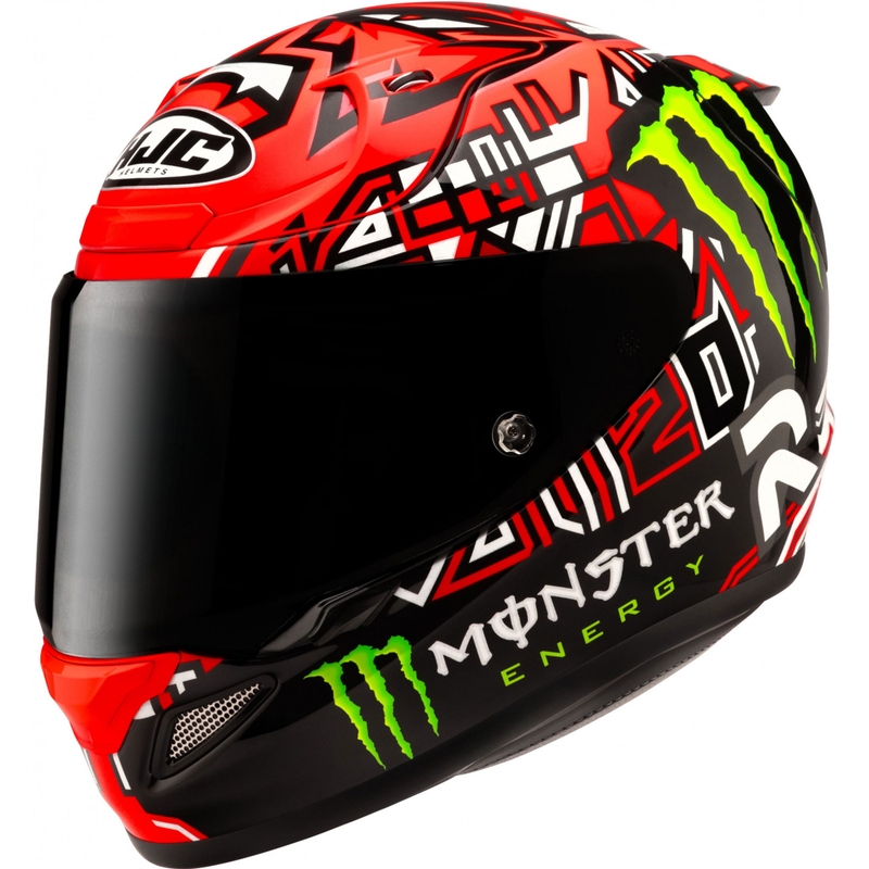 Integrální helma na motorku HJC RPHA 12 Quartararo Replica II MC1 červeno-černá