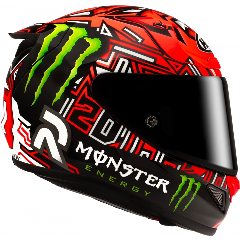 Integrální helma na motorku HJC RPHA 12 Quartararo Replica II MC1 červeno-černá