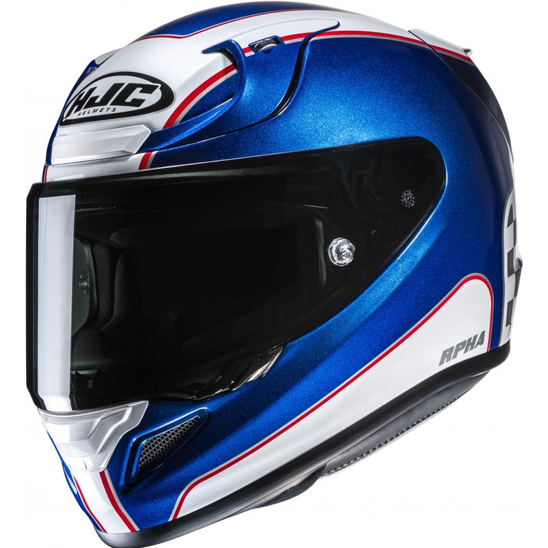 Integrální helma na motorku HJC RPHA 12 Respon MC2 modro-bílo-červená