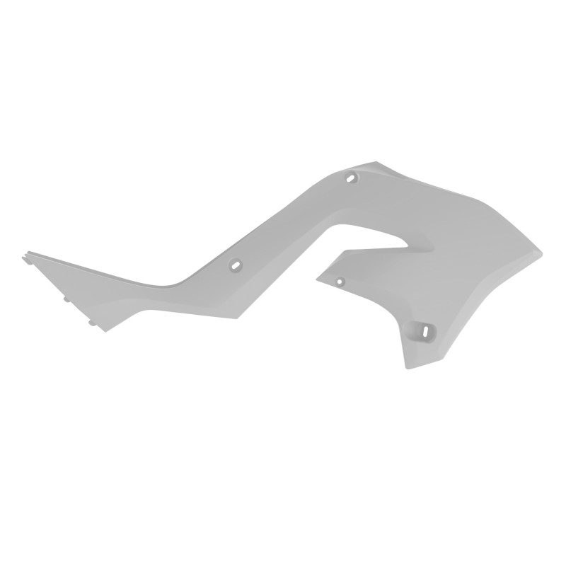Plastové kryty chladiče POLISPORT restyling bílá pro KAWASAKI KX 125 2003-2008, KAWASAKI KX 250 2T 2003-2008