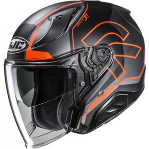 Otevřená helma na motorku RPHA 31 Dereen MC6HSF černo-šedo-oranžová