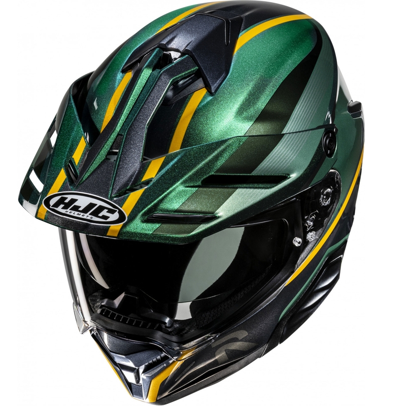 Enduro helma na motorku HJC RPHA 60 Arbre MC4 zeleno-černo-žlutá