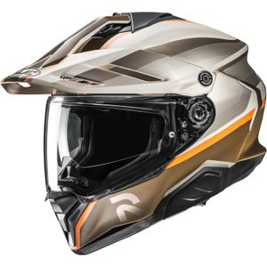 Enduro helma na motorku HJC RPHA 60 Arbre MC7SF hnědo-béžovo-oranžová