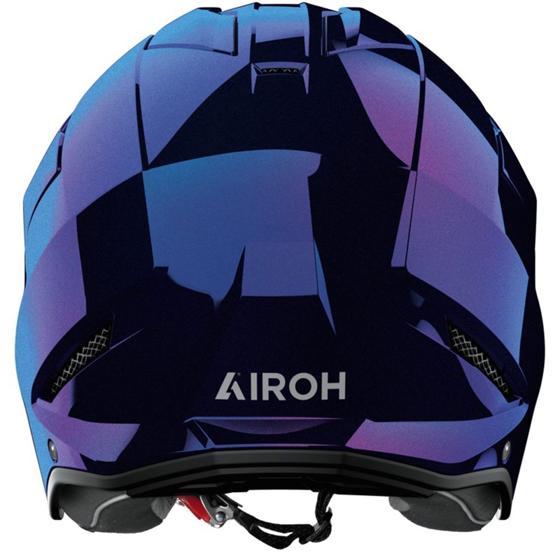 Trial helma na motorku Airoh Kombakt Shimmer lesklá fialovo-modrá