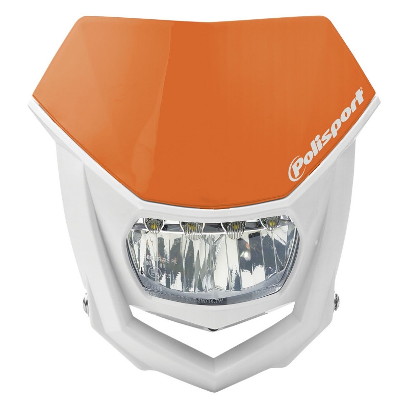 Světlomet POLISPORT HALO LED s LED světlem oranžová