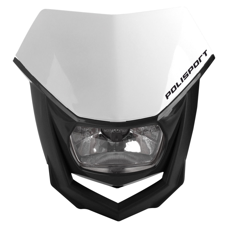 Světlomet POLISPORT HALO Bílo/Černá