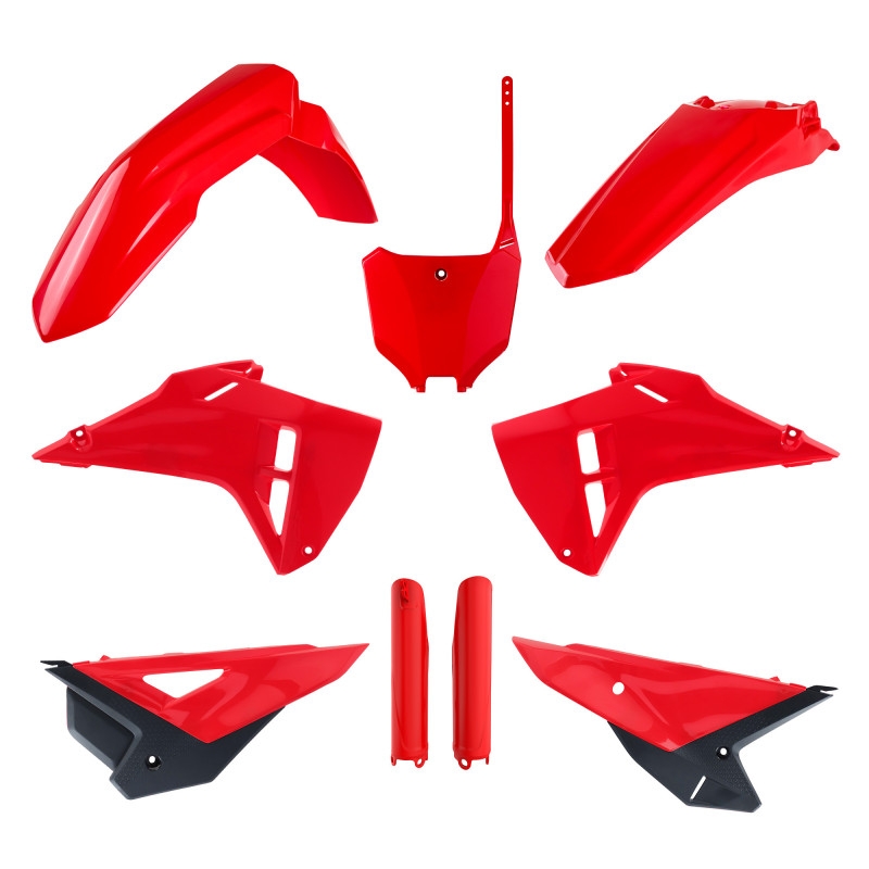 Sada plastů POLISPORT restyling červená