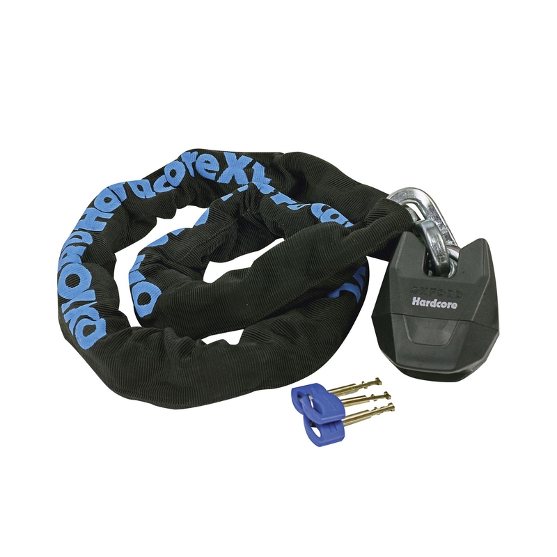 Řetězový zámek na motocykl Oxford HardcoreXL13 1,5 m