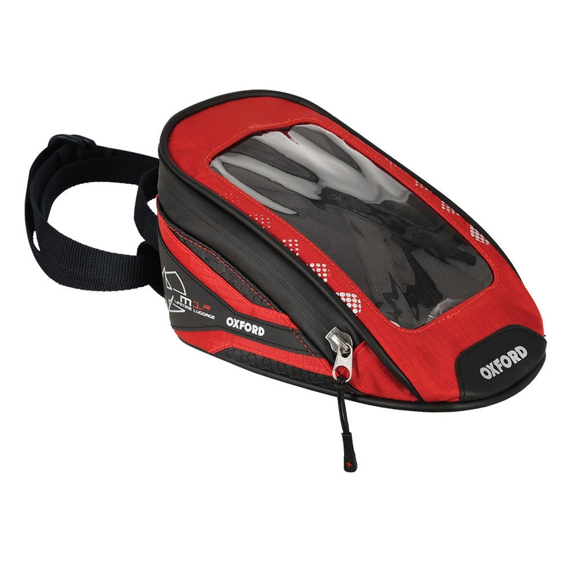Tankbag na motocykl Oxford M1R Micro černo-červený