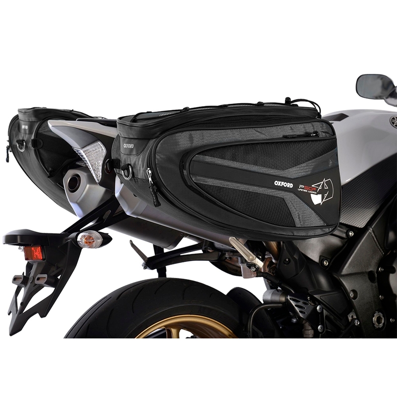 Boční brašny na motocykl Oxford P50R černé výprodej