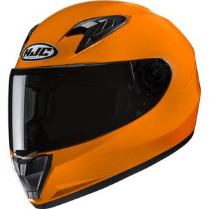 Dětská integrální helma na motorku HJC Y10 Solid Tramotno oranžová