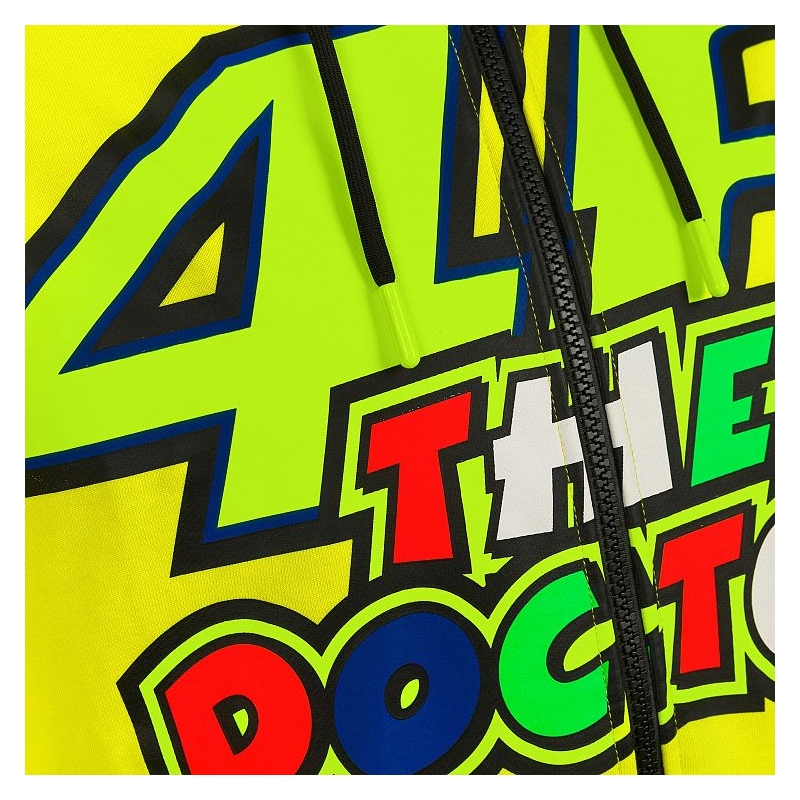 Mikina VR46 Valentino Rossi THE DOCTOR Fleece žlutá