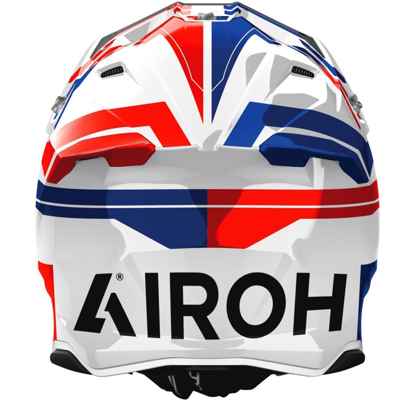 Motokrosová helma Airoh Twist 3 Dynasty lesklá modro-červená