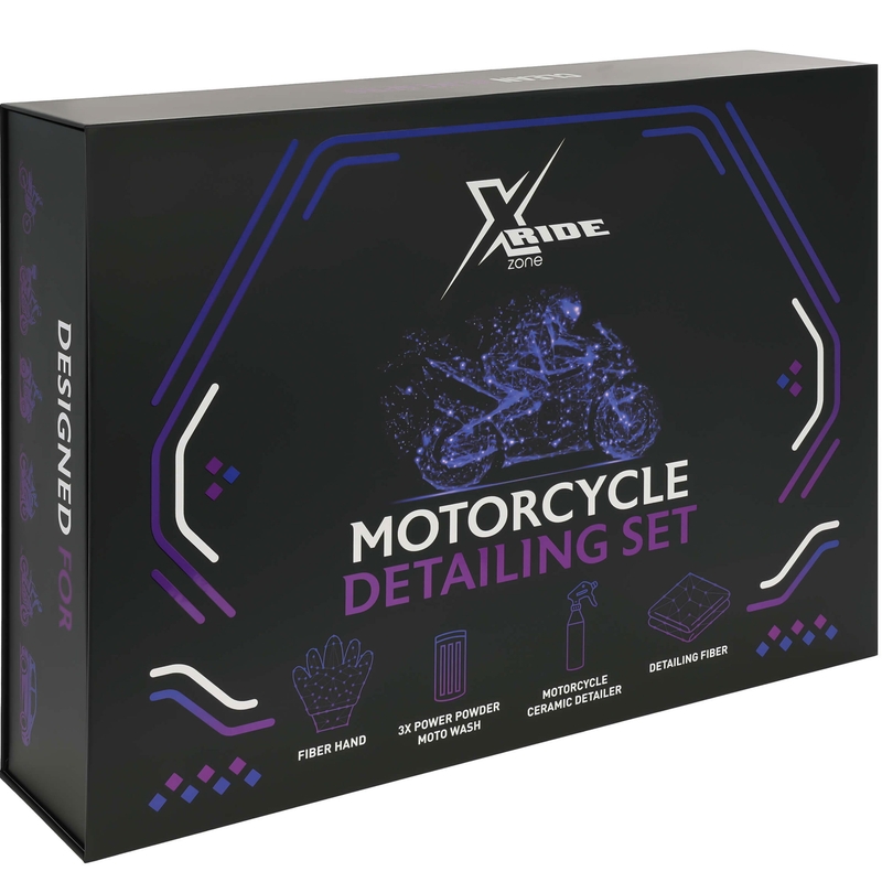 Sada prostředků na čištění motorky Xzone Motorcycle Detailing Set
