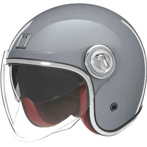 Otevřená přilba NOX PREMIUM Heritage šedá