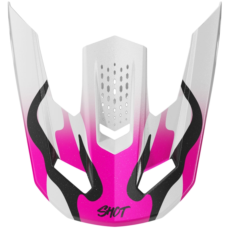Kšilt pro přilby Shot Speed Beast perleťově růžový