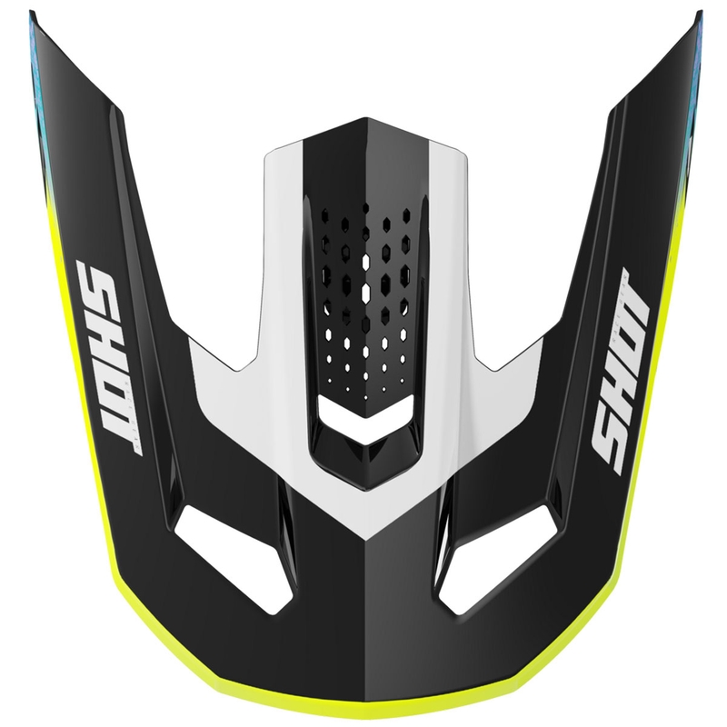 Kšilt pro přilby Shot Speed Hybrid lesklý fluo žlutý