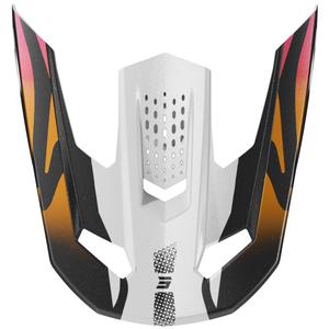 Kšilt pro přilby Shot Speed Wave perleťově černo-bílý