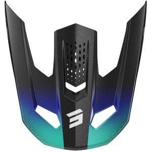 Kšilt pro dětské přilby Shot Speed Olymp perletově modrý