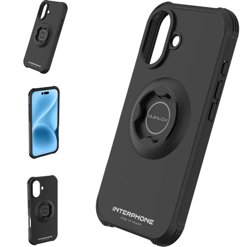 Obal na telefon Interphone QUIKLOX Tetraforce-Apple iPhone 17 černý