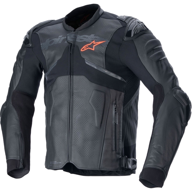 Kožená bunda na motorku Alpinestars Atem 5 černá