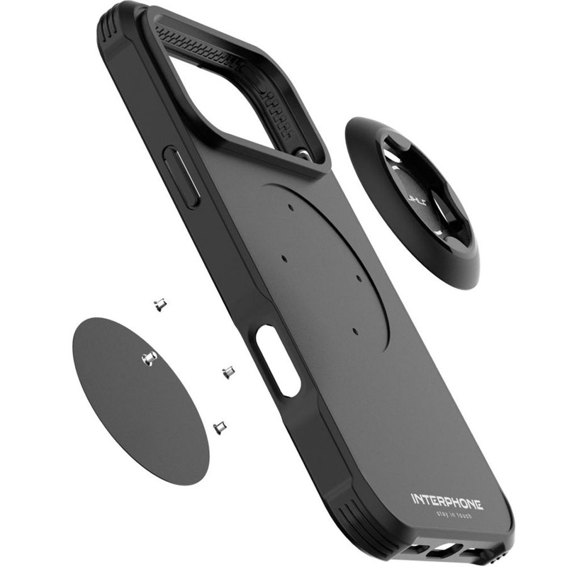 Obal na telefon Interphone QUIKLOX Tetraforce-Apple iPhone 17 Pro Max černý