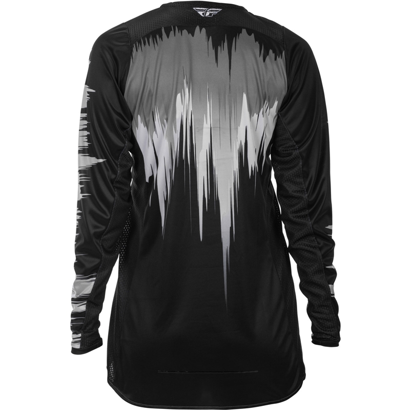 Dámský motokrosový dres FLY Racing Lite černo-šedo-bílý