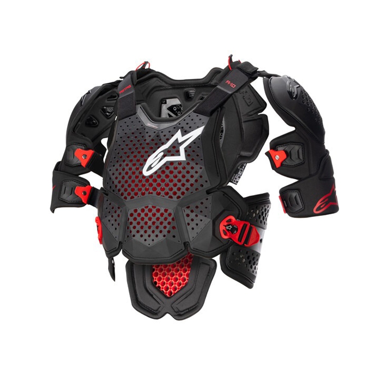 Chránič těla Alpinestars A-10 2 černo-antracitovo-červený