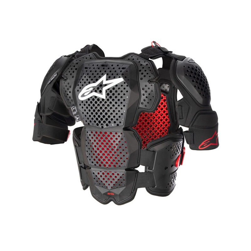 Chránič těla Alpinestars A-10 2 černo-antracitovo-červený