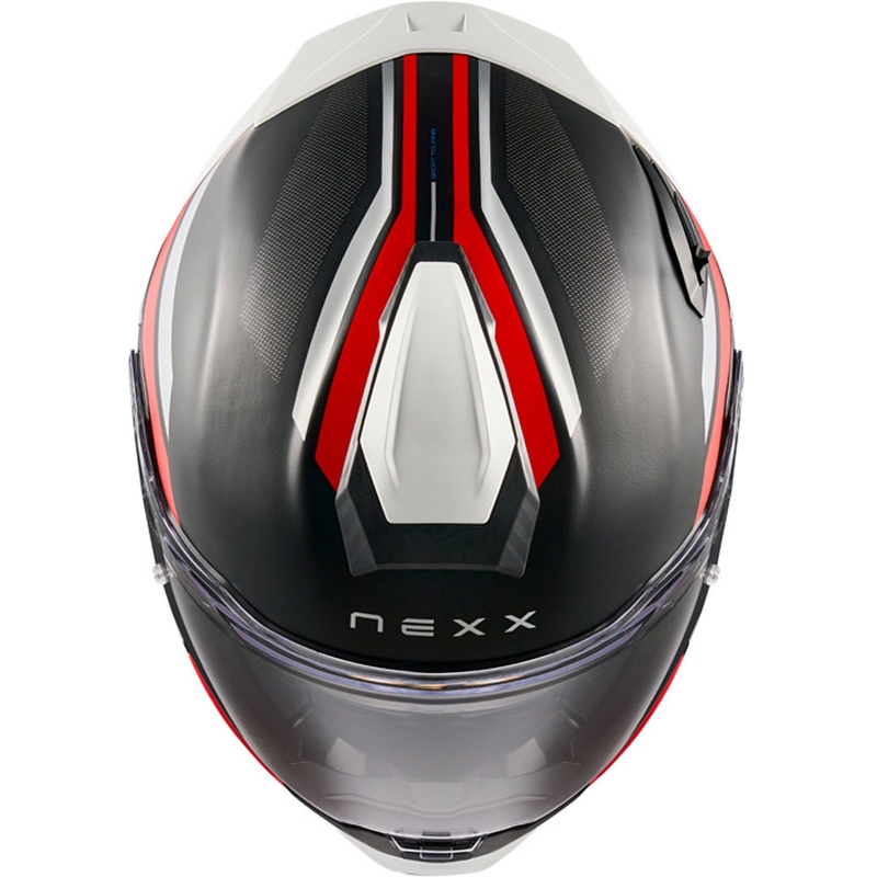 Integrální helma na motorku Nexx X.TR Quanta matná černo-červená