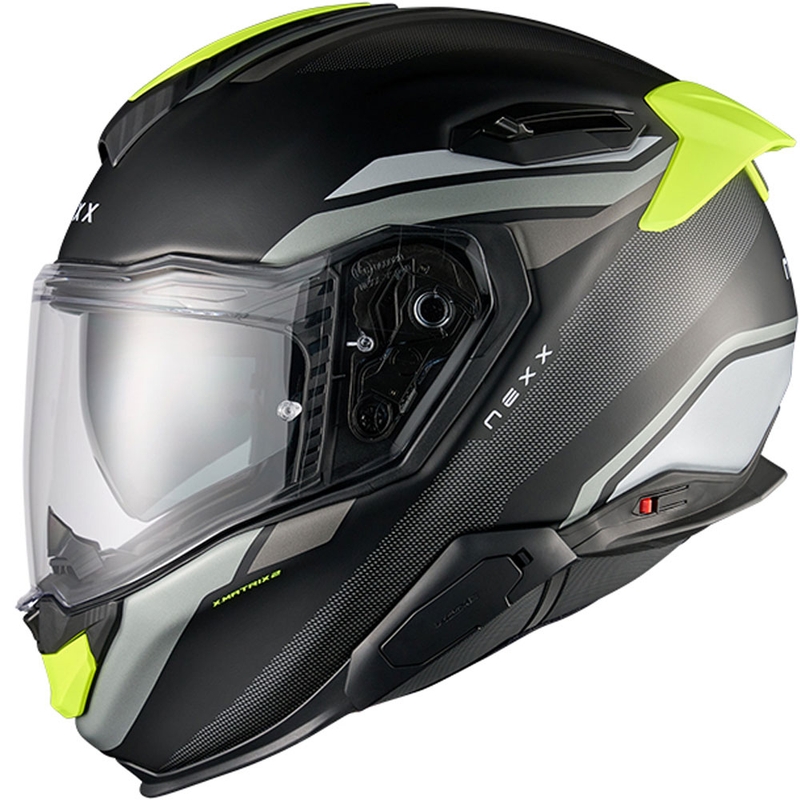 Integrální helma na motorku Nexx X.TR Quanta matná černo-fluo žlutá