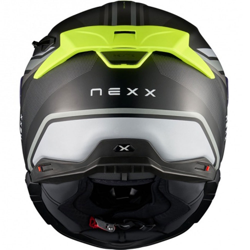 Integrální helma na motorku Nexx X.TR Quanta matná černo-fluo žlutá