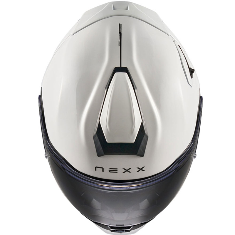 Integrální helma na motorku Nexx X.TR Plain bílá