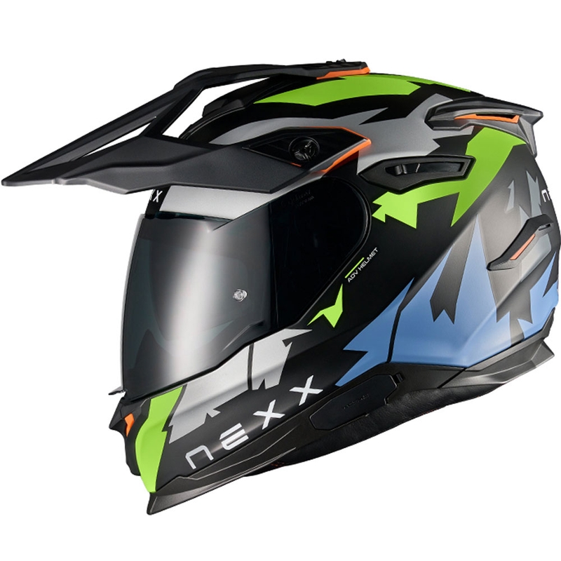 Enduro helma na motorku NEXX Y.TRAVL Primal černo-fluo žlutá