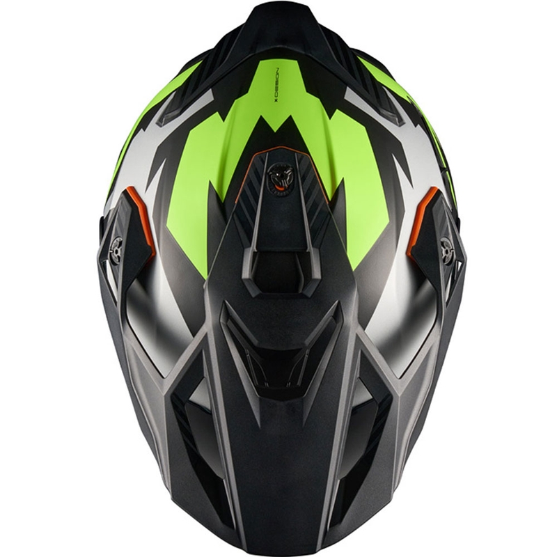 Enduro helma na motorku NEXX Y.TRAVL Primal černo-fluo žlutá