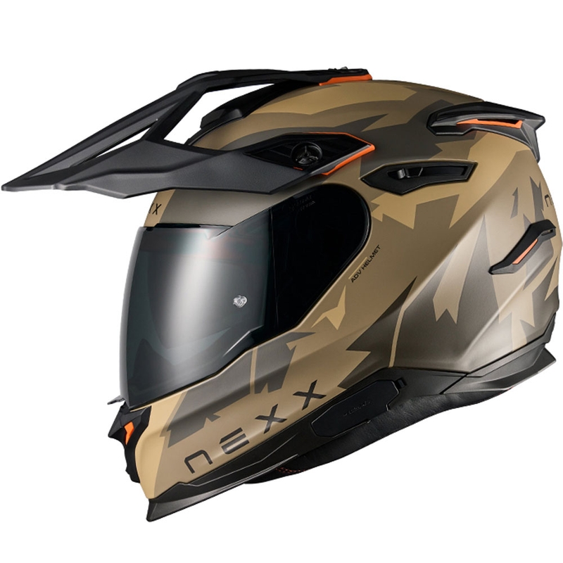 Enduro helma na motorku NEXX Y.TRAVL Primal matná pískovo-šedá