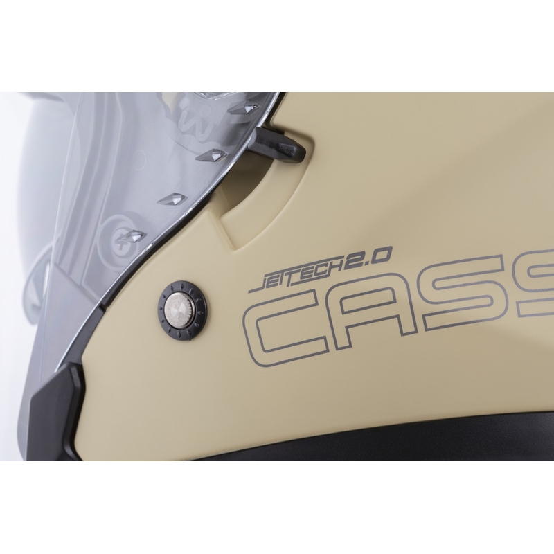 Otevřená helma na motorku Cassida Jet Tech 2.0 RoTo matná pískovo-černo-šedá