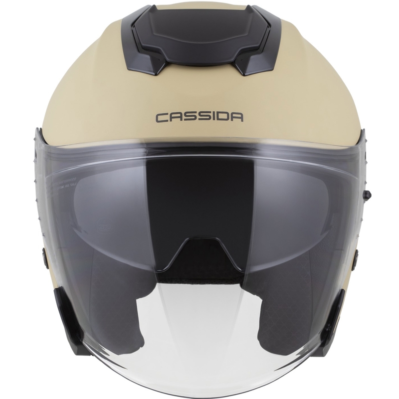 Otevřená helma na motorku Cassida Jet Tech 2.0 RoTo matná pískovo-černo-šedá