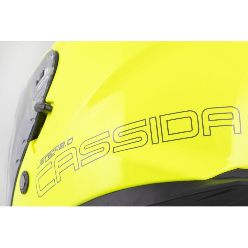 Otevřená helma na motorku Cassida Jet Tech 2.0 RoTo fluo žluto-černo-šedá