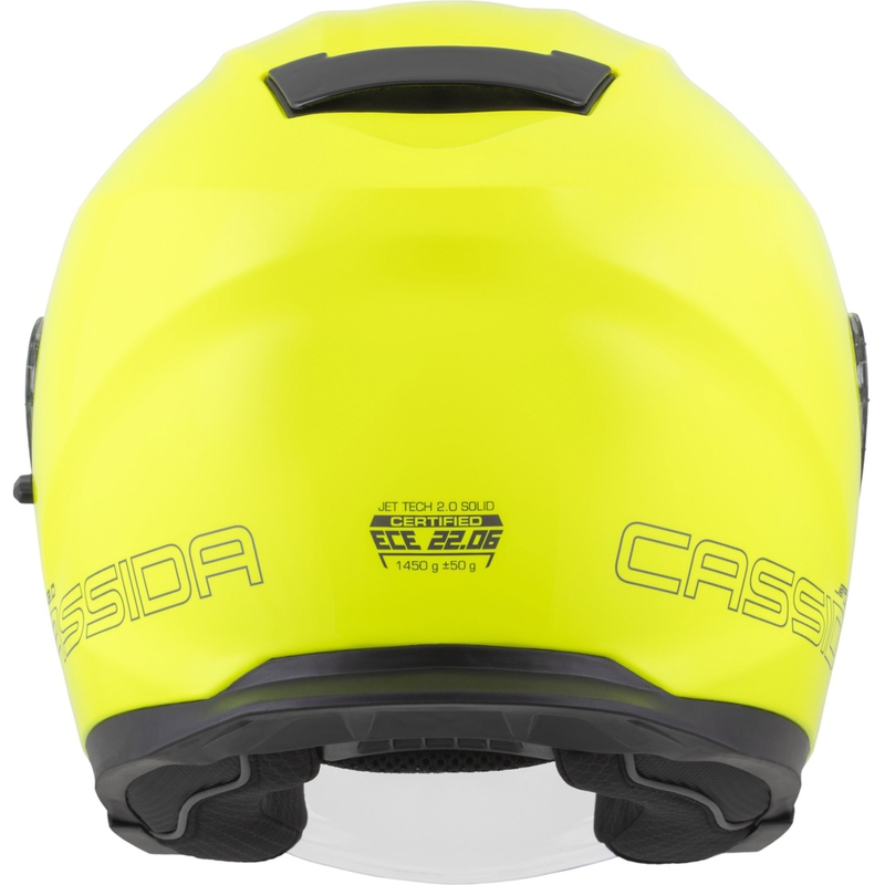 Otevřená helma na motorku Cassida Jet Tech 2.0 RoTo fluo žluto-černo-šedá