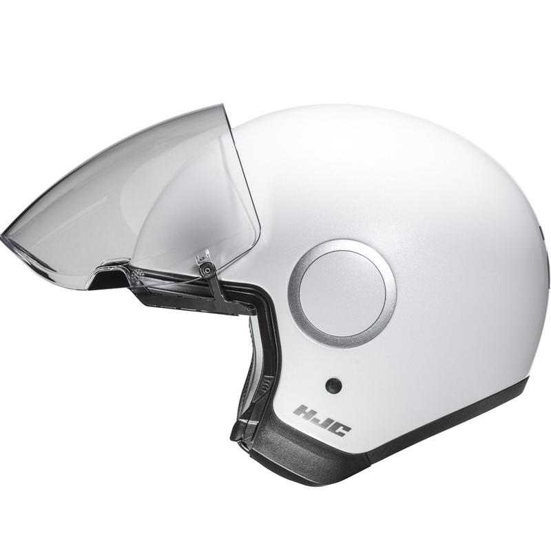 Otevřená helma na motorku HJC RPHA 40 Solid perleťově bílá