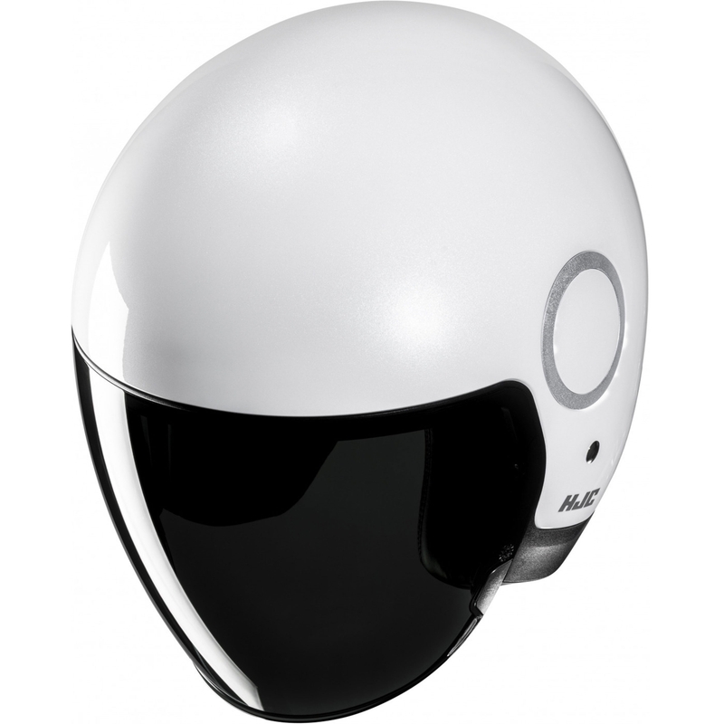 Otevřená helma na motorku HJC RPHA 40 Solid perleťově bílá