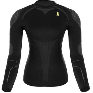 Dámské funkční triko Rilax Mia černé - dlouhý rukáv