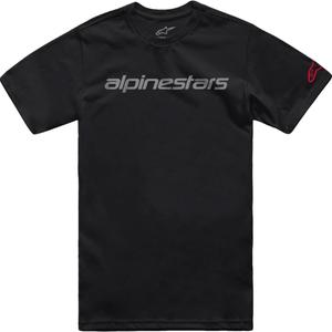 Tričko Alpinestars Linear Wordmark 2.0 CSF černo-šedo-červené