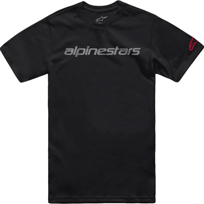 Tričko Alpinestars Linear Wordmark 2.0 CSF černo-šedo-červené