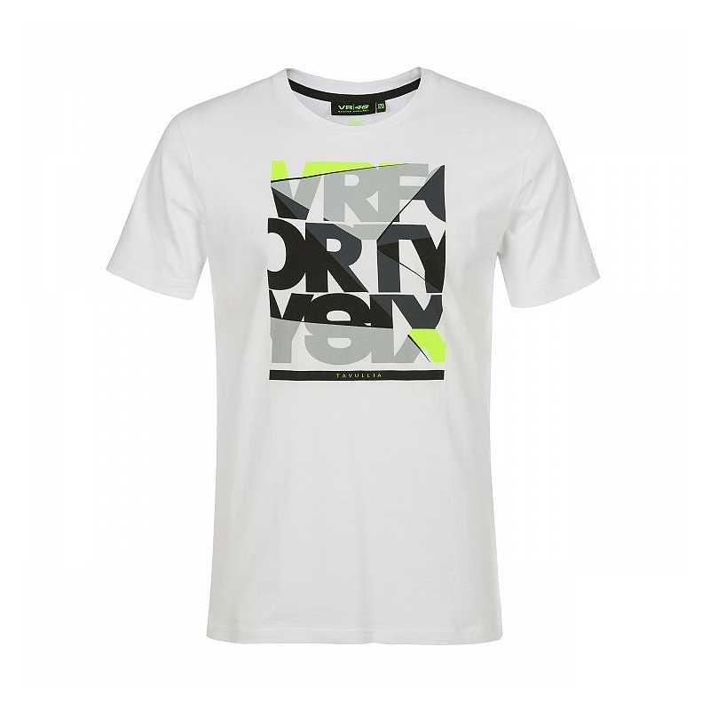 Triko VR46 Valentino Rossi VRFORTYSIX bílé