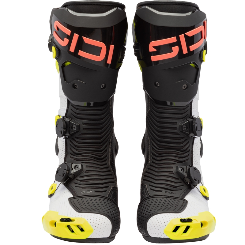 Boty na motorku SiDi MAG 2 Air fluo žluto-fluo korálové