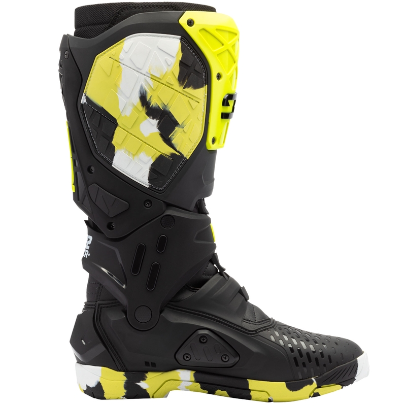 Boty na motorku SiDi Crossair X RACR002 fluo žluto-černé