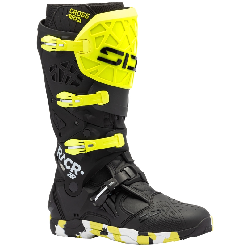 Boty na motorku SiDi Crossair X RACR002 fluo žluto-černé