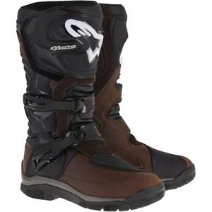 Boty na motorku Alpinestars Corozal Adventure Oiled Drystar hnědo-černé